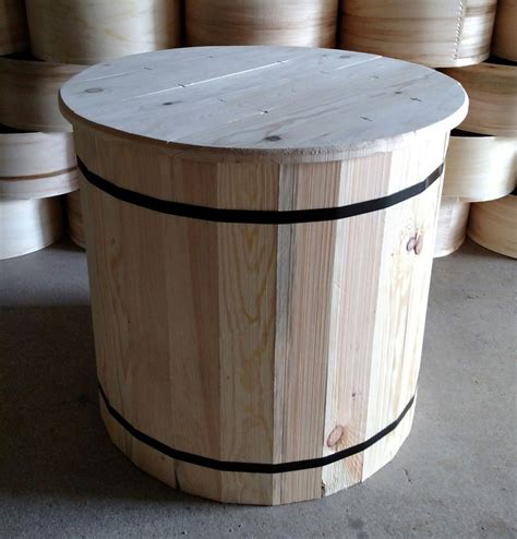 Deli Display Barrel Dufeck Wood Products