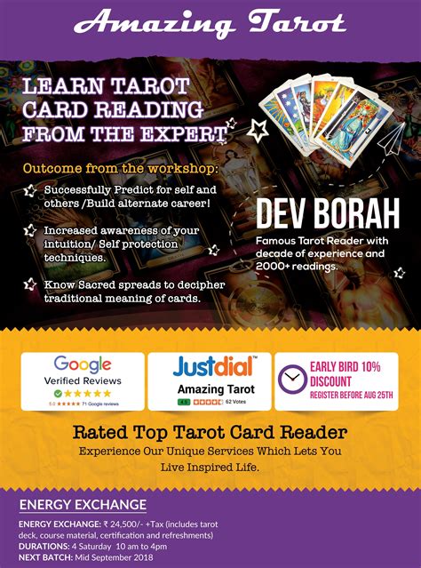You pick cards to help you reflect on possible answers, interpreting the meaning of each in relation to what you asked. LEARN TAROT CARD READING FROM THE EXPERTS - Bangalore | MeraEvents.com