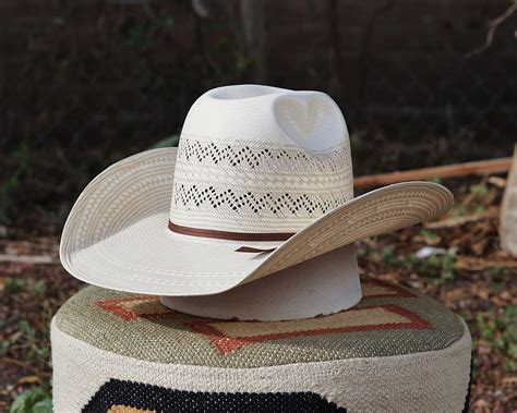 Open Crown Flat Brim Cowboy Hat Ubicaciondepersonascdmxgobmx