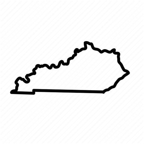 Geography Kentucky Map State Usa Icon Download On Iconfinder