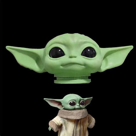 Baby Yoda Head Toy Prop Collection T Inspired By The Star Wars An