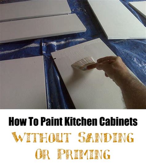 Can anyone give advice on how to strip the old stain and polyurethene finish off to prepare for the new stain job. How To Paint Kitchen Cabinets Without Sanding Or Priming ...
