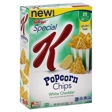 Kelloggs Special K White Cheddar Popcorn Chips Shop Snacks And Candy