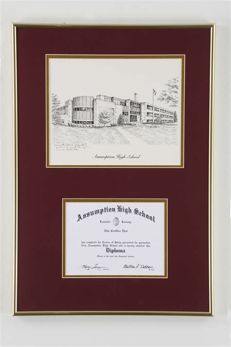 Assumption High School Diploma Frame