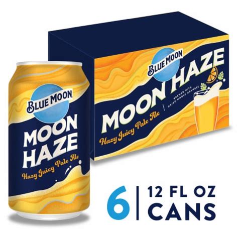 Blue Moon Moon Haze Pale Ale Beer 6 Cans 12 Fl Oz Kroger