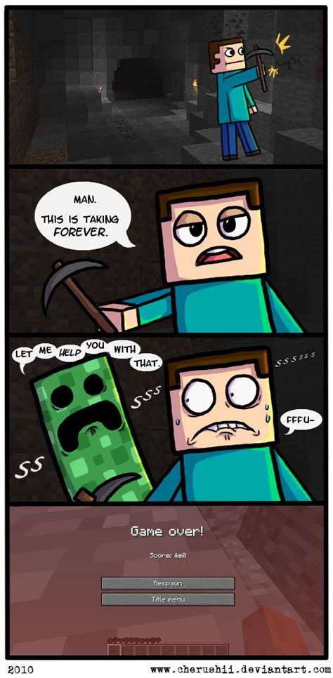 Creepers In Minecraft Minecraft Funny Minecraft Minecraft Memes