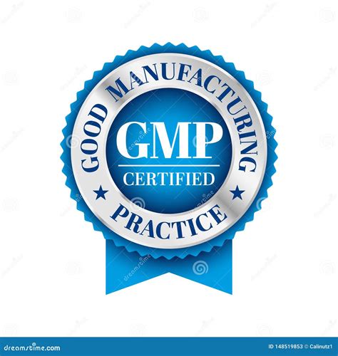 Gmp Good Manufacturing Practice Cartoon Vector