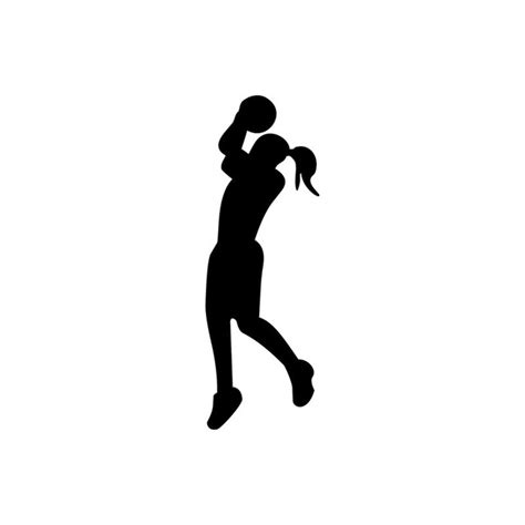 Womens Basketball Clipart Silhouette 10 Free Cliparts Download Images