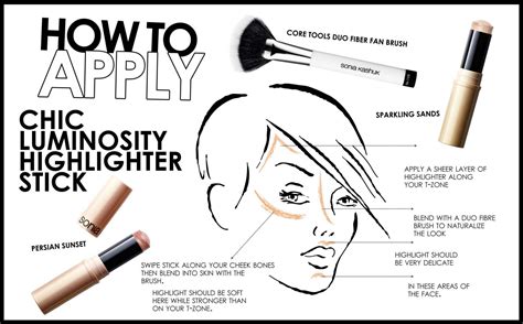 faking the glow 40 infographics for contouring highlights and blush
