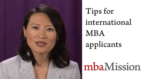 Tips For International Mba Applicants Youtube