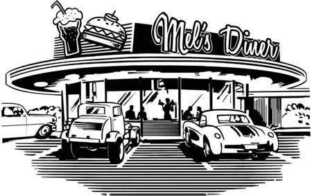 Retro Diner Zdjęcie Seryjne - 28342158 | Retro diner, Retro prints