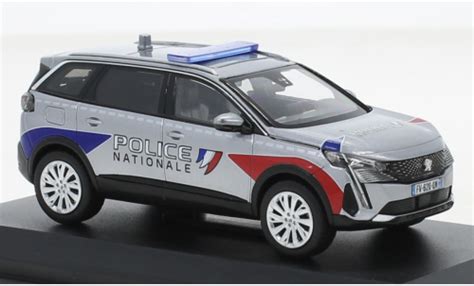miniature peugeot 5008 1 43 norev police nationale f 2021 voiture