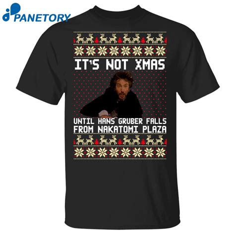 Die Hard Its Not Christmas Until You See Hans Gruber Ugly Sweater 2023