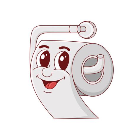 Funny cleaning item mascot logo design. Funny Toilet Paper Clip Art Illustrations, Royalty-Free ...