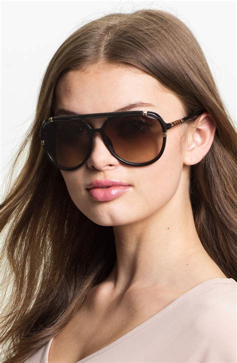 michael michael kors jemma 60mm aviator sunglasses nordstrom