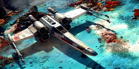 Gray Fighting Aircraft Video Games Star Wars Battlefront Ii X Wing