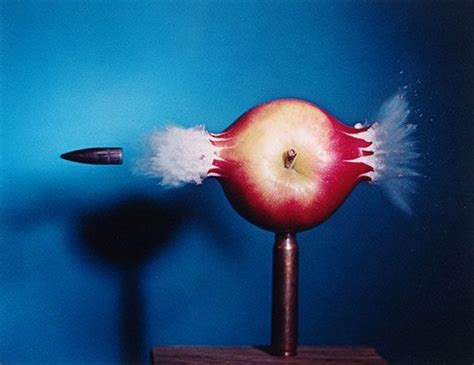 Bullet Trajecting Through An Apple Rpics