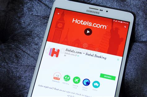 The hotels.com app provides you the best interactive hotel booking experience using all your smartphone's great features. Hotels app editorial image. Image of download, deals ...