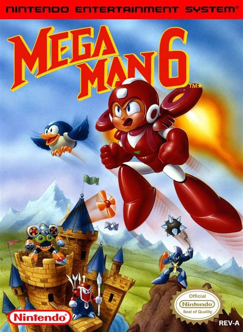 Mega Man 6 For The Nes Mega Man Retro Video Games Video Game Posters