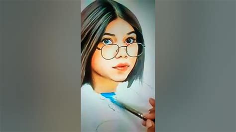 Pragati Verma Cute Drawing With Different Coloursshortsartdrawing