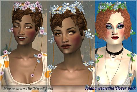 Mod The Sims Nymph Flower Crowns