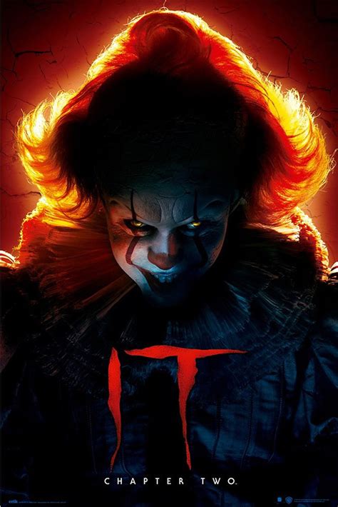Poster Stephen King It Chapter Two Pennywise Sur Close Up