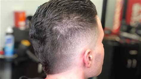 The fadedness exists along the ears, and late with clippers fully closed, you'll define the low skin fade, obtaining that gradual. How to MoHawk Skin Fade Barber Haircut Tutorial with ...