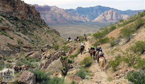 Take A Horseback Ride Through Red Rock Canyon In Nevada With Cowboy