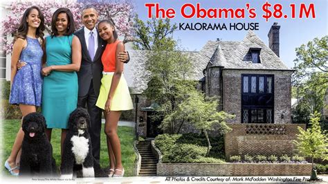 President Barack Obama And Michelle Obama 81m Kalorama House In