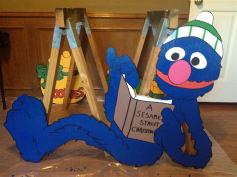 These are challenging times, and your friends at sesame street are here to help. Grover | Christmas yard art, Christmas yard decorations ...
