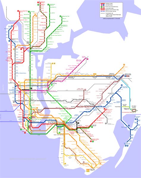 El Mapa Del Tren De Nueva York Black Sea Map