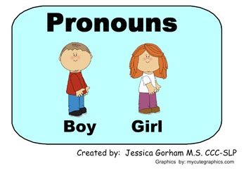 The age of kindergarteners in the u.s. He/She Pronouns + verb-ing - SmartBoard Activity | Smart ...