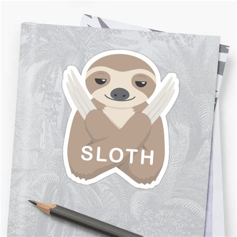 Sloth Stickers By Design2heart Redbubble