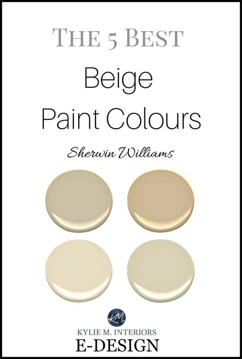 Sherwin Williams The 5 Best Neutral Beige Paint Colours Kylie M