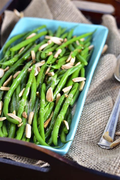 Green Beans With Brown Butter And Toasted Almonds