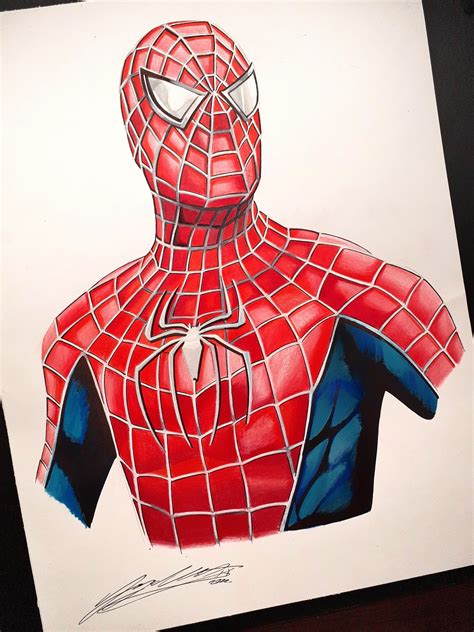 Tobey Maguires Spider Man Drawing Rmarvel