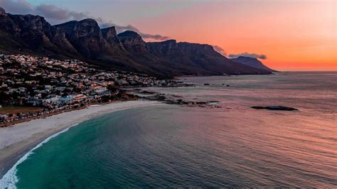 Beautiful Sunset In Camps Bay Beach Cape Town South Africa Hd