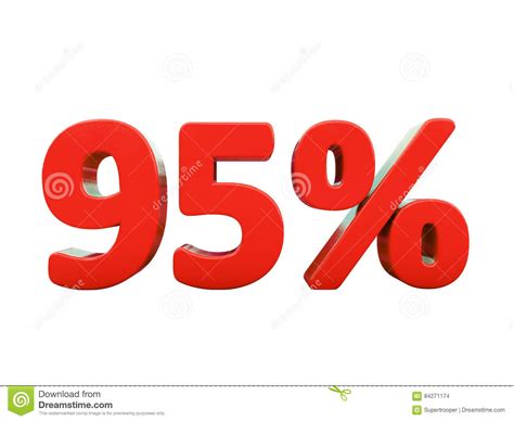 Red Percent Sign Isolated Stock Illustration Illustration Of Present