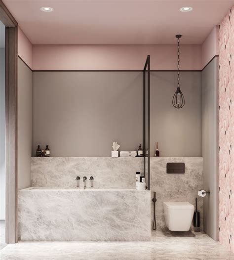 Maak jouw keuze uit ons assortiment marmer badkamer wandpanelen. Badkamer in roze én marmer. - Badkamers | Pinterest ...