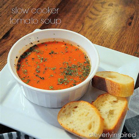Crock Pot Tomato Soup Recipe Cleverly Inspired