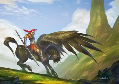 Artstation Pegasus Warrior