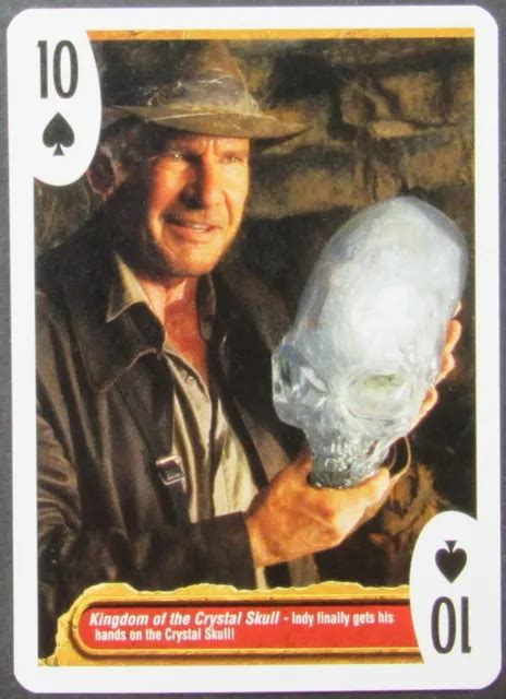 Indiana Jones Harrison Ford Crystal Skull Single Swap Wide Playing Card