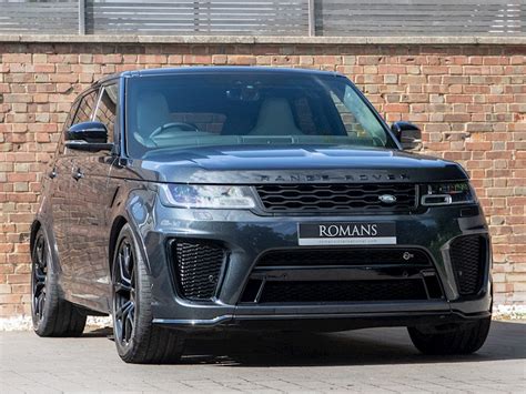 2019 Used Land Rover Range Rover Sport Svr Borealis Black