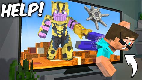 I Got Trapped Inside Movies In Minecraft Minecraft Videos