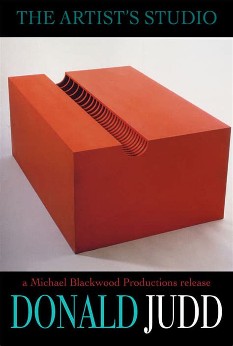 The Artists Studio Donald Judd Posters — The Movie Database Tmdb