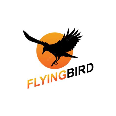 Premium Vector Flying Bird Logo Template Design