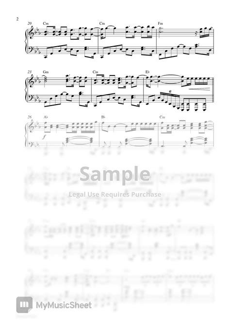 The Weeknd Jennie Lily Rose Depp One Of The Girls Piano Sheet Sheets By Pianella Piano