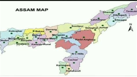 District Map Of Assam Download Scientific Diagram Gambaran