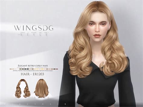 The Sims Resource Elegant Updo Hair Retextures 19 In