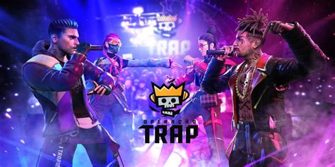 Join a group of up to 50 players as they battle to the death on an enormous island full of weapons and vehicles. Free Fire: Battle royale recebe skin e música do grupo T.R.A.P